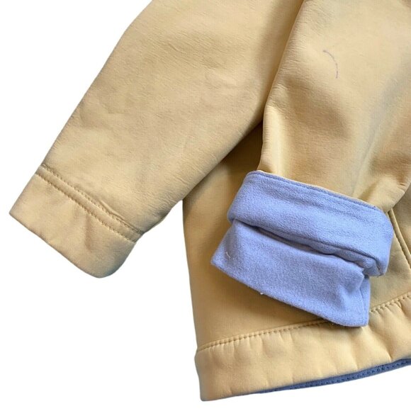 THE NORTH FACE Softshell Jacket RN 61661 30516 Womens Small Yellow Full Zip READ - Picture 8 of 12